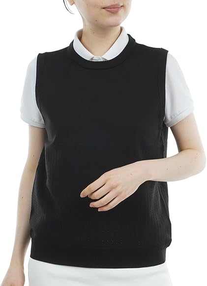 Amazon.co.jp: Briefing WR Mesh Crew Neck Knit Vest, Women 