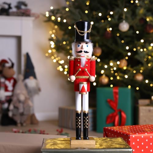 HOMLA Figur Weihnachtsdeko Zierfiguren Nutcracker Nussknacker mit...