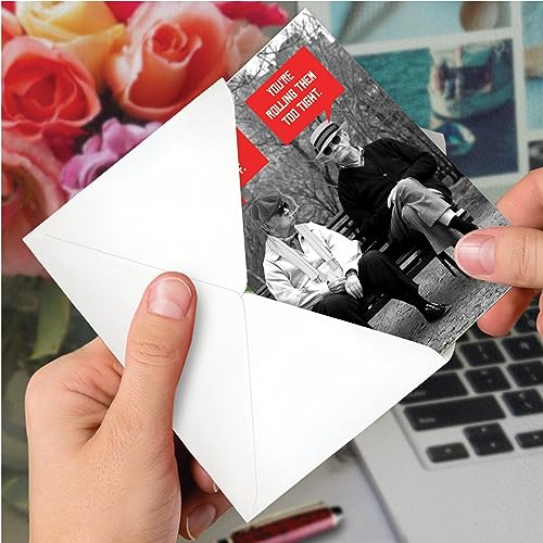 Nobleworks - 1 Funny Birthday Greeting Card With Envelope - Grown-Up Humor, Happy Birthday Card For Old Guys - Men Stiff Joints C7038Bdg #TOP3