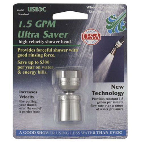 WHEDON PRODUCTS USB3C Brass/Chrome Shower Head, 1.5 gpm Amazon.in
