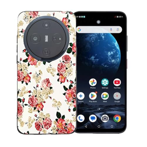 LCEHTOGYE �K�p Nubia P9 Pro 5G�p�P�[�X�A�K�p Nubia P9 Pro 5G (6,7")�ƌ݊����̂��钴���^�u���b�N�\�t�gTPU�V���R���Q���P�[�X�ی�J�o�[ - LLM1