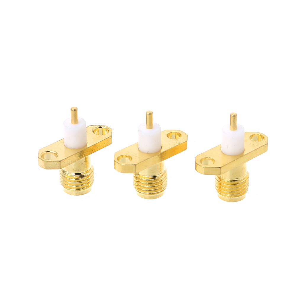 TE Connectivity Jack SMA a/r a saldare su flangia TE Connectivity Jack SMA a/r a saldare su flangia