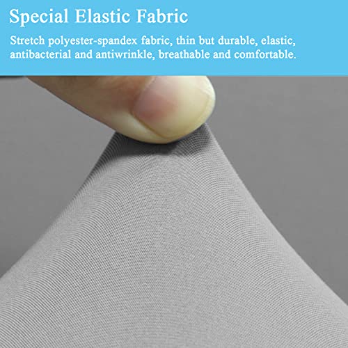 YUNSHANGHE 4 Pack Chair Seat Covers, Removable Washable Dining Chair Covers, Elastic Stretch Modern Chair Protective Cover - Image 2