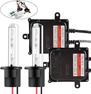Chemini 1 Set H1 HID Xenon Conversion Kit 55W AC 12V 6000k Xenon White Replace for Car High/Low Beam Headlight Bulb Conversion Kit