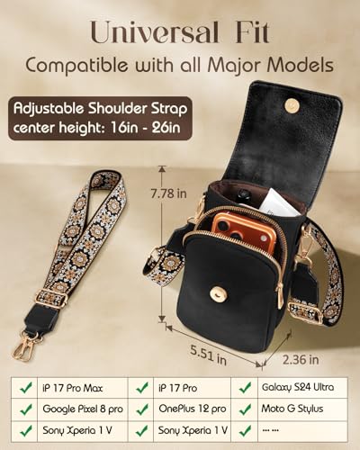 Image of Miss Adola Small Crossbody Bags for Women with Guitar Strap