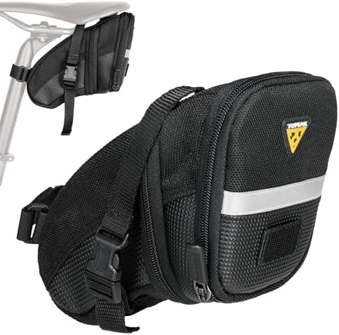 Topeak TC2261B Aero Wedge Pack with Strap Mount, Medium, black
