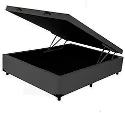 Cama box baú Casal com 48cm de altura - Reforçado/Blindado