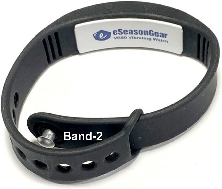 VB80 12 Alarm Vibrating Watch, Silent Vibration Shake Wake ADHD Medication Reminder