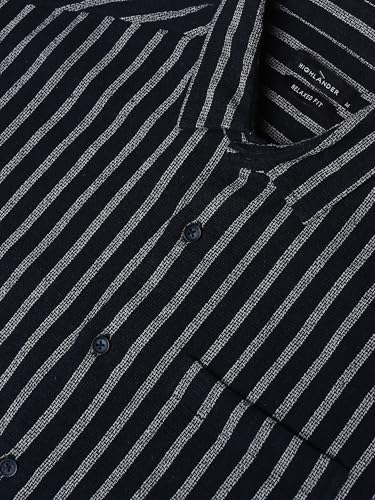 Image of Highlander Men's Striped Relaxed Fit HLSH016347