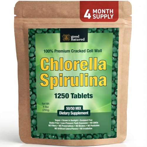 Good Natured Spirulina Chlorella Tablets