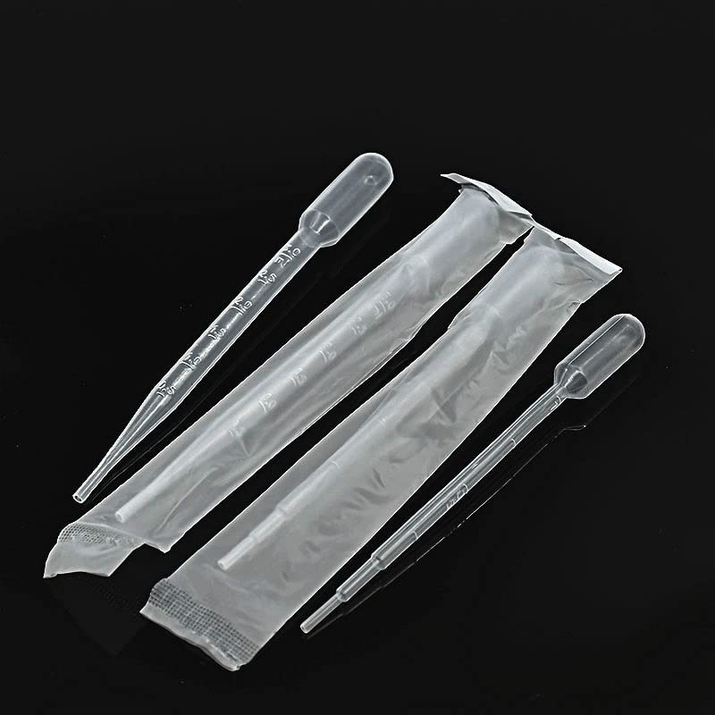Buy MMLFX 100pcs Sterile Pasteur Pipette Plastic Straw Sterile LDPE ...