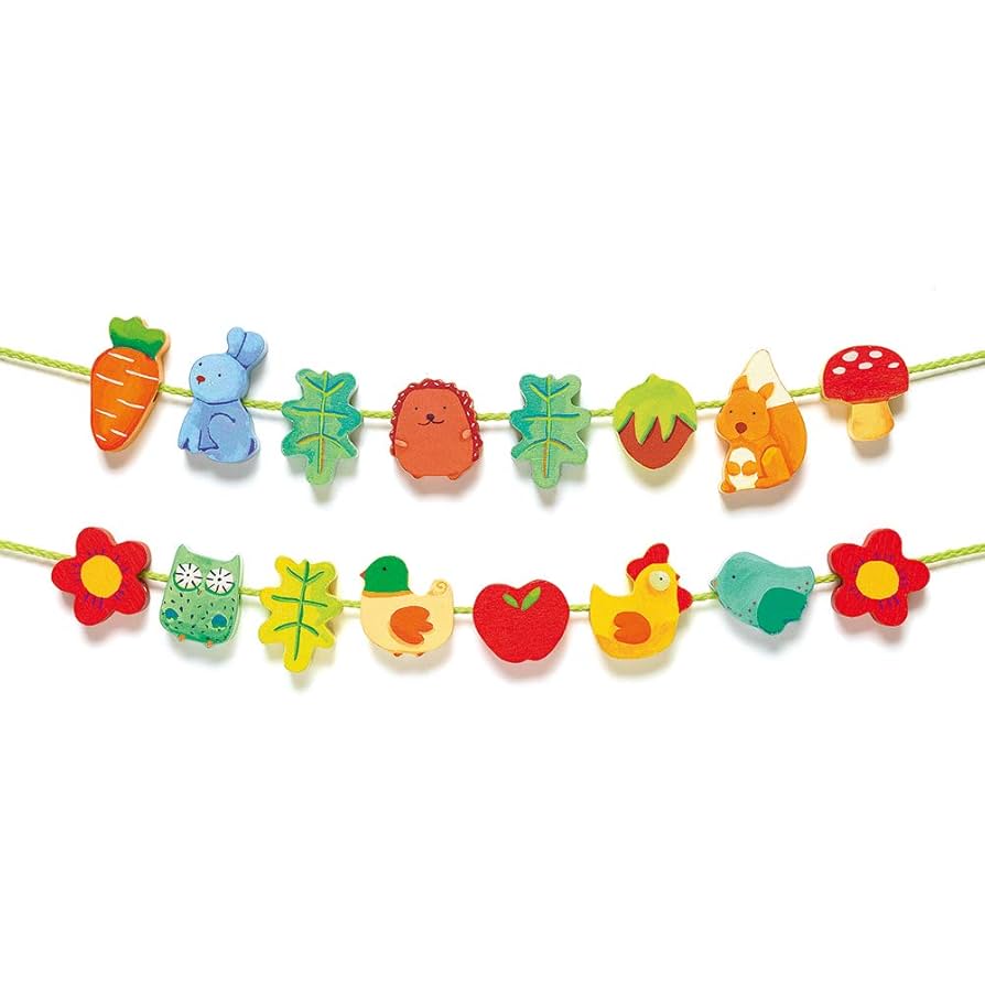 DJピコ2点おまとめ　シェル形お皿、花形お皿 Amazon.co.jp: DJECO ジェコ ビーズ ナチュレ おもちゃ 知育玩具