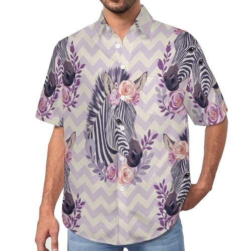 Chemise zèbre homme légère contre la chaleur printanière