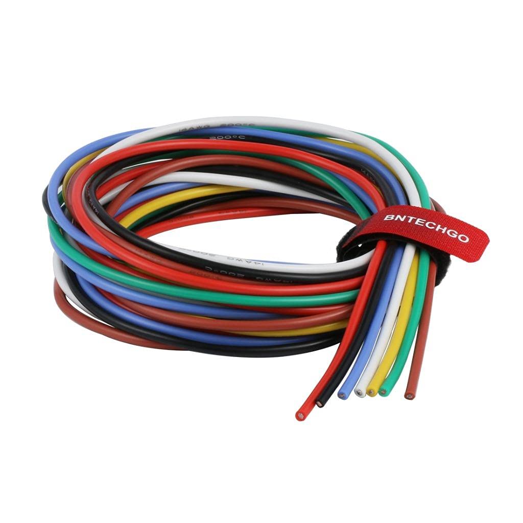 Câble en silicone flexible de calibre 14 BNTECHGO en cuivre étamé pur