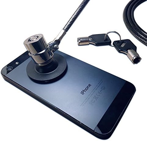 ChargeTech Anti-Theft Security Hardware Cable Lock Kit for Laptop, MacBook, iPad, Tablets - Device Locking Cable with Universal Compatibility for Computer Monitors, Laptops, Notebook Tablet, Phones