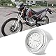 KIMISS Motorrad Lenker Uhr, Motorrad-Lenkeruhr, Motorrad-Zifferblattuhr, Universell passend für Motorräder mit 22-25 mm Lenker
