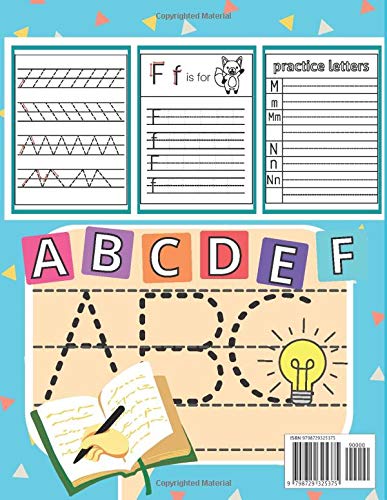 Trace Letters Of The Alphabet And Sight Words: My First Learn to Write Workbook For Kids Ages 3-5 Pen Control & Hanwriting for Kindergarten & Preschool Beginner To Tracing Up 10 image 3
