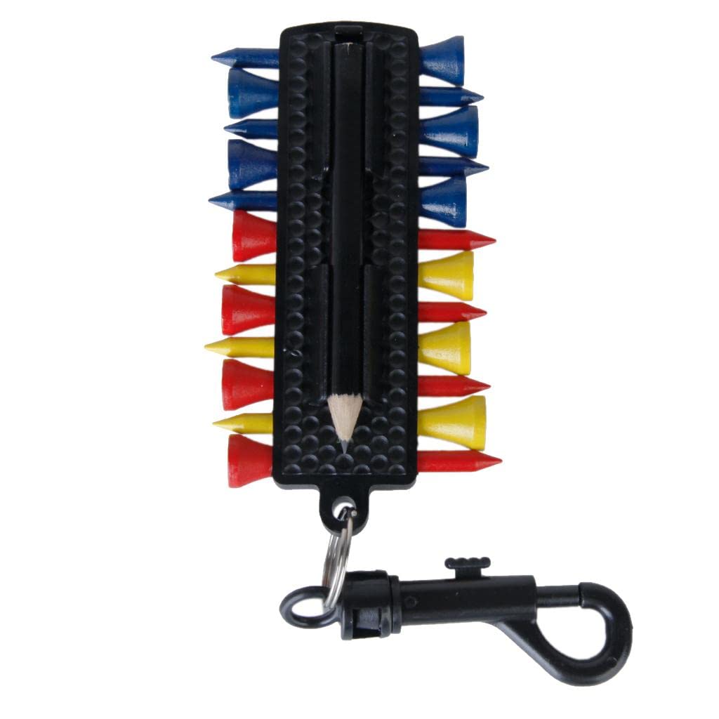 Generic Carrito de Golf para tee Caddy Keeper, Acrylic, Negro