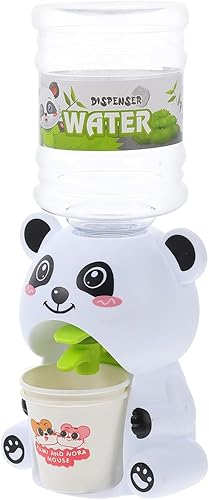 Toddmomy Dispensador de agua Kawaii dispensador de agua de juguete mini dispensador de agua eléctrico para niñas y niños pequeños accesorios (Panda