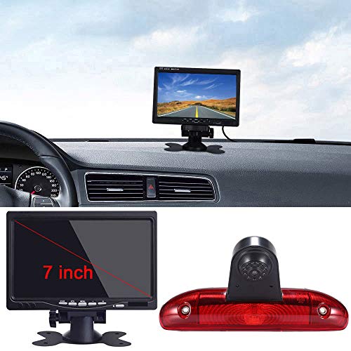Kit Caméra De Recul Voiture 4,3 Pouces + Caméra HD Vision Nocturne - Compatible Fiat Ducato, Peugeot Boxer, Citroën Jumper 2002-2006