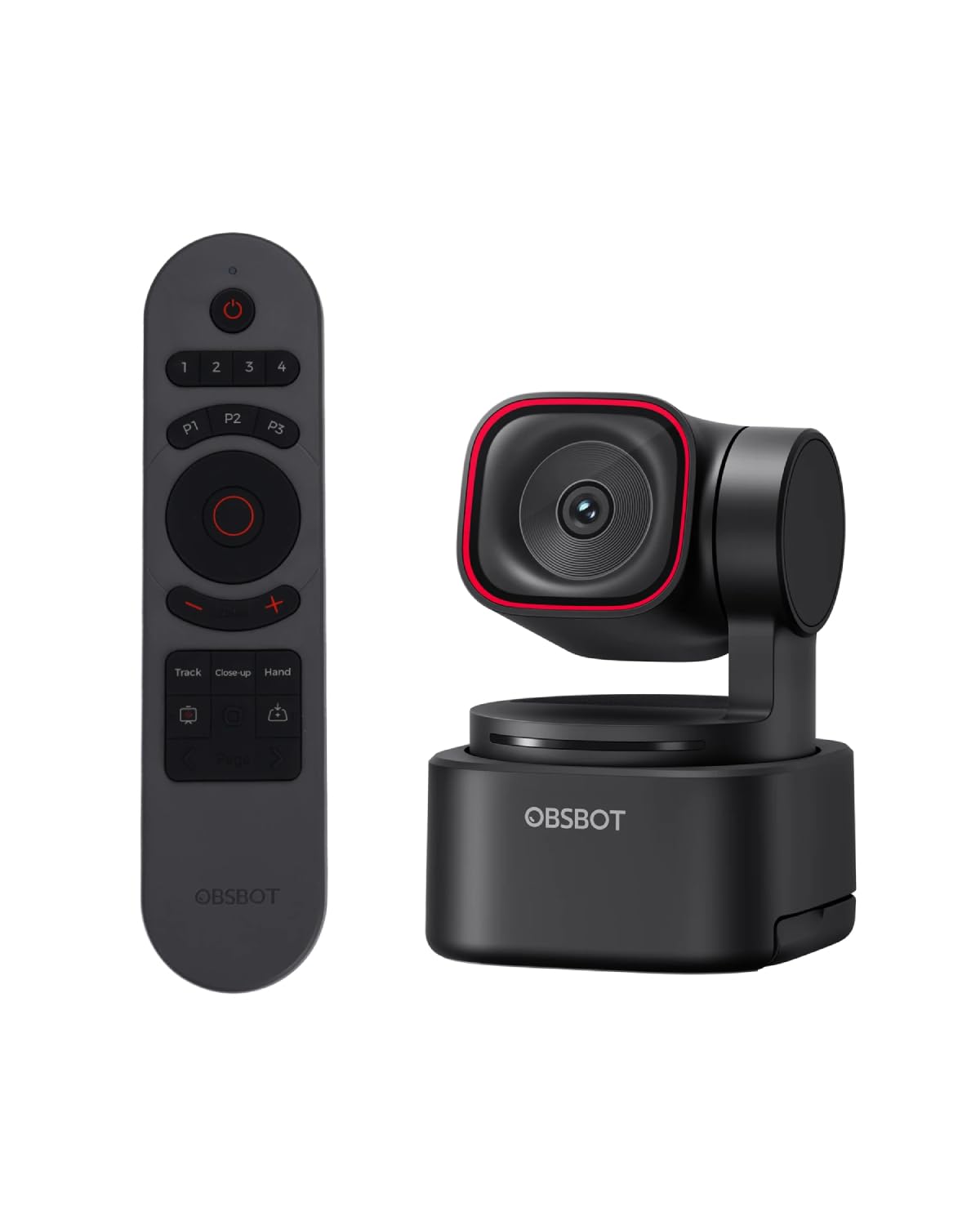 OBSBOT Tiny 3 Lite Webcam mit Fernbedienung im Bundle