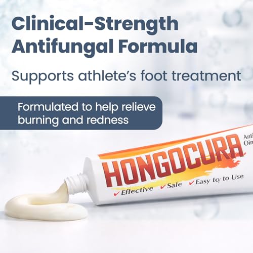 Image of Antifungal Cream for Athlete's Foot - Relieves Itching, Cracking & Redness, Fast-Acting Skin Ointment for Jock Itch & Ringworm - Non-Greasy & Absorbs Quickly - 20 gm | 1-Pack