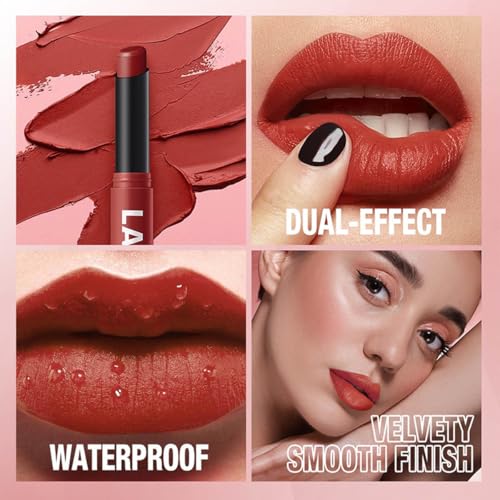 Image of Red Lip Liner Lipstick for Women, Lip Kit With Lip Liner Pencil Lip Stick Set, Waterproof Long Lasting Lipliner Lipstick, Transferproof Lip pencil Lip Crayon 11#