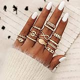 El juego de anillos de dedo se puede llevar en cualquier ocasión, especialmente perfecto para bailes, fiestas, espectáculos, bodas.
