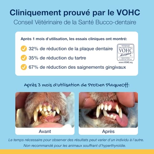 ProDen PlaqueOff Friandises Dentaires Croquantes Chien Tartre Haleine 60g – vue 5