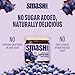 Smash Foods Grape Jam | Low-Calorie, No Sugar Added Keto Jam with Upcycled Fruit & Chia Seeds | Vegan, Paleo Superfood Fruit Spread (1 Jar)