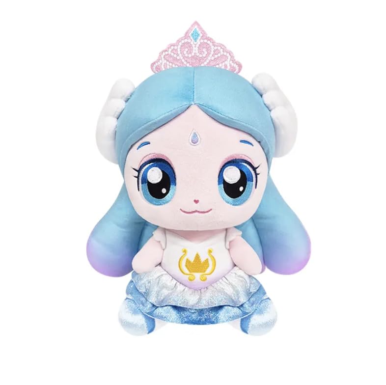 Catch Teenieping Princess Graceping 사뿐핑 Plush Doll – 25 cm / 9.8 in, Soft Collectible with Tiara, Blue Eyes, Soft Plush for Display & Collecting