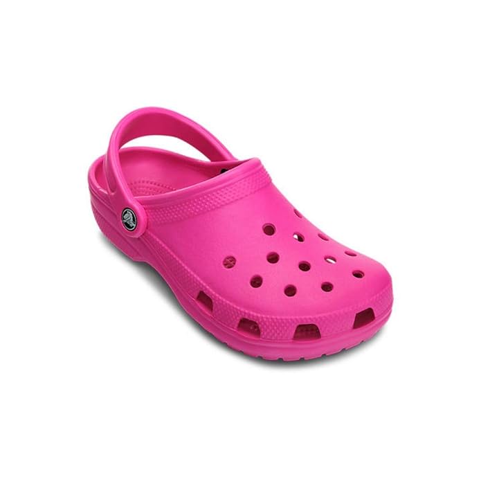 magenta crocs