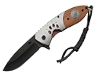 Wolf Imprint Edc Pocket Folding Knife 4.5