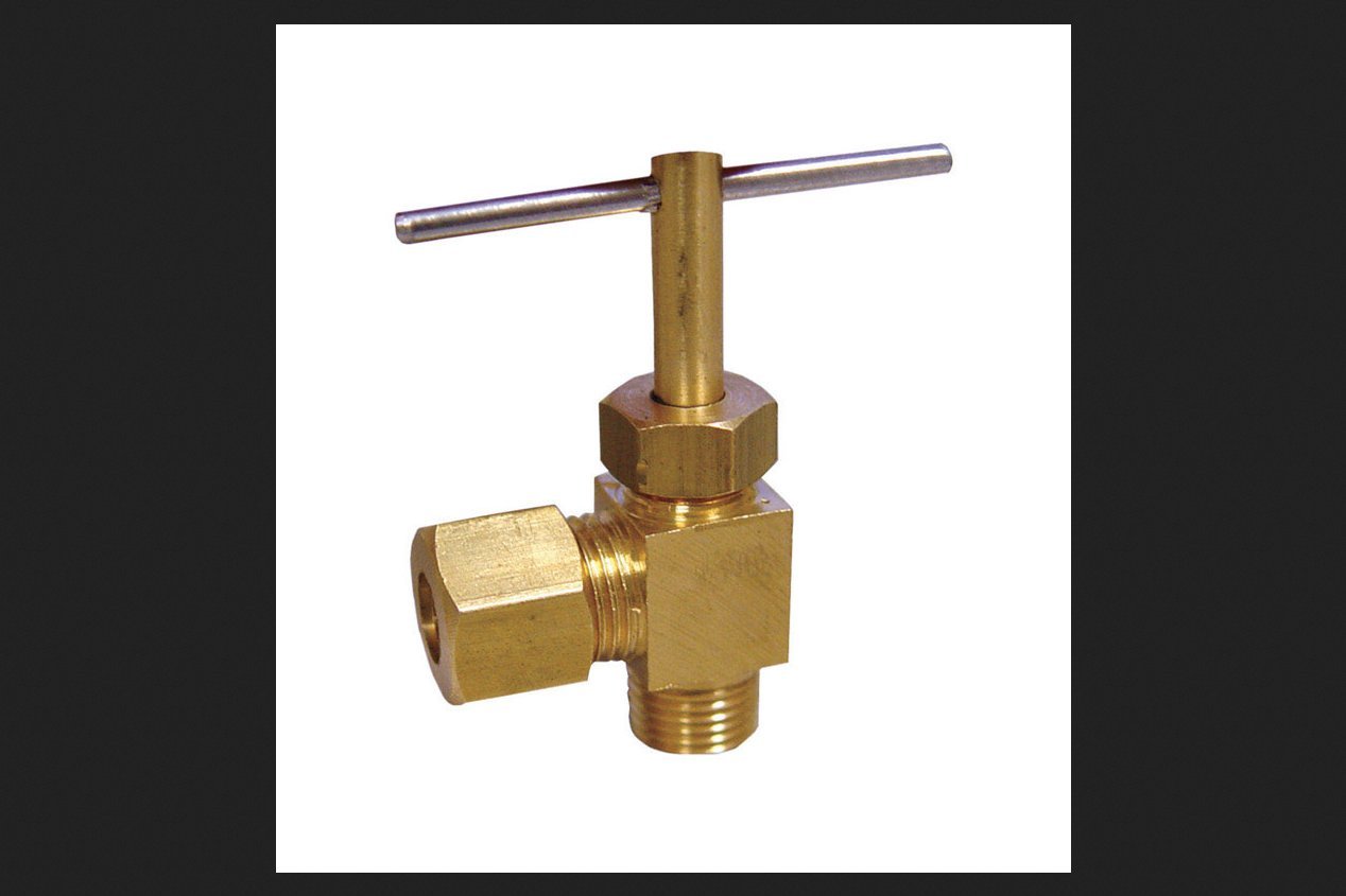 JMF Brass Angle Compression Valve
