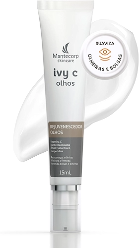 Creme Rejuvenescedor Olhos Ivy C Skincare - 15g - Ação Hidratante - Auxilia na Redução de Linhas Finas e Olheiras - Mantecorp
