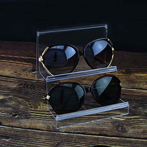FEIYIYANG Présentoir Lunettes Multicouche Transparent Lunettes Support Contre Petits Ornements Affichage Multifonctions Lunettes de Soleil Stand Cadre Montures de Lunettes (Size : Two Layers) Cover