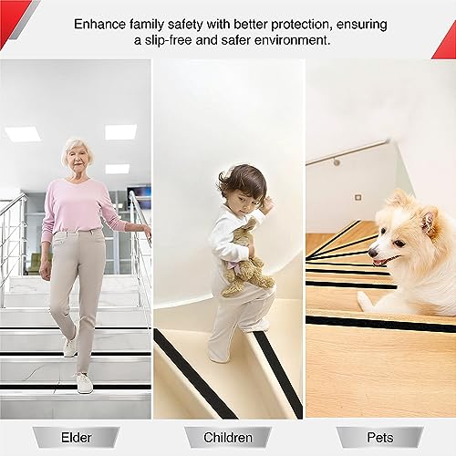 Chesk Grip Tape for Stairs – 2in x 30ft Black Anti-Slip Stair Strips – Adhesive Stair Treads Non-Slip Indoor and Outdoor – Heavy-Duty Grip Tape for Skateboard, Shower, Floor, Steps