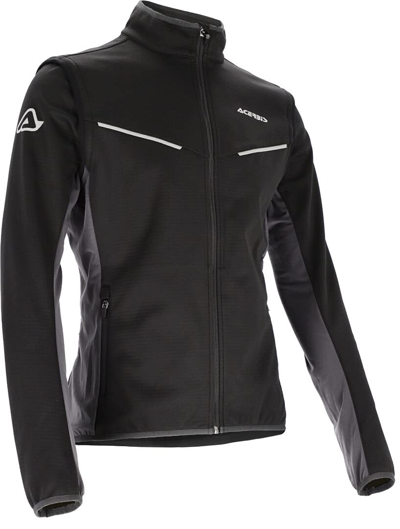 ACERBIS GIACCA SOFTSHELL TRACK NERO/GRIGIO M