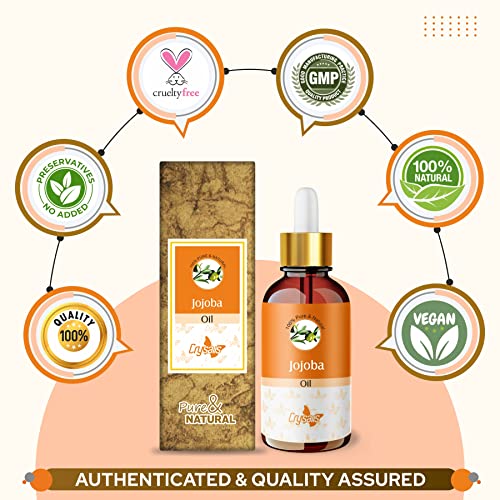 Image of Crysalis Jojoba Oil 100 ml (3.38 fl oz) - Natural Liquid Wax Carrier for Skincare, Haircare, DIY Formulations, Soaps & Cream Blends