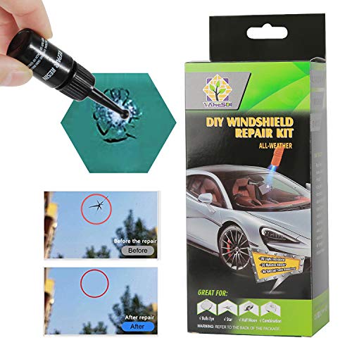 image for Cobiz DIY Windshield Repair Kit, 2021 Newest with UV Curing Light, Fas