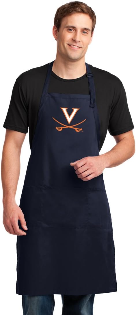Broad Bay University of Virginia Apron LARGE SIZE Full Length UVA Apron For Men or Women