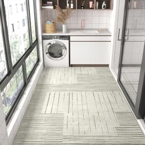 Alfombra de cocina lavable interior hogar y balcón de estilo minimalista 2
