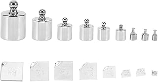 17 Pcs 10mg-100g M2 Class Calibration Weight Set, Precision Chrome Plated Steel Calibration Weight Kit, for Digital Scale, Scale Balance, Digital Balance with Student