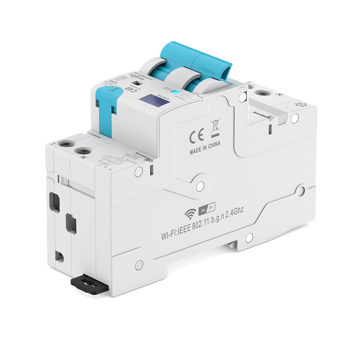 TONGOU 1-40A 1P+N Type A Smart RCBO Wifi Circuit Breaker,Supports Detection of 30mA Leakage Current, With Automatic Reclosing - Image 4