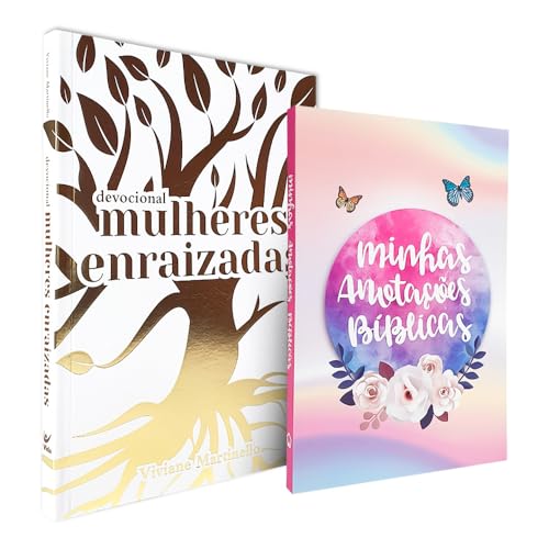Kit Mulheres Enraizadas Devocional + Caderno Minhas Anotações Bíb...