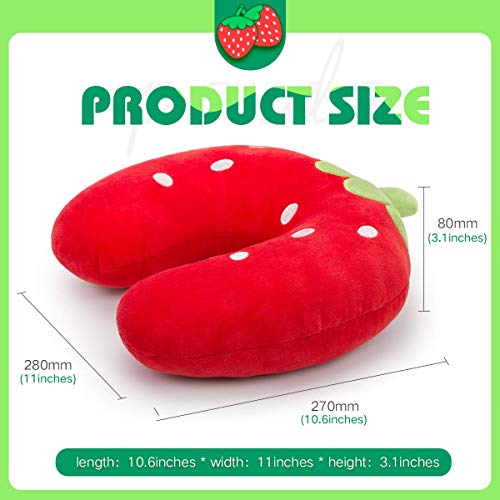 GLCS GLAUCUS Kids Travel Pillow for Airplane Car Seat Cute Animal Neck Pillow Comortable U Shaped Head Chin Support… - Image 4