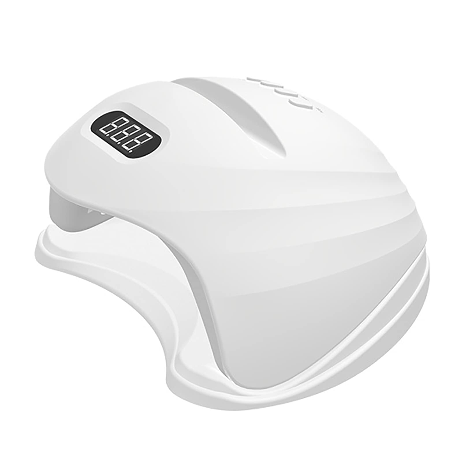 UV Light for Nails, Professional Nail Dryer Gel Polish Light with 4 Timer Setting, Nail Polish Curing Gel LED Dryer, Professional Nail Art Tools with Automatic Sensor (White)