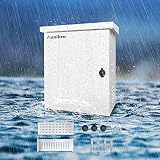 304 Stainless Steel Electrical Box, Outdoor Electrical Box 16' x 12'' x 6''Steel Junction Box, IP65N