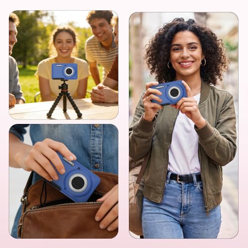 Funda de silicona para Kodak PIXPRO FZ55 color azul miniatura 5