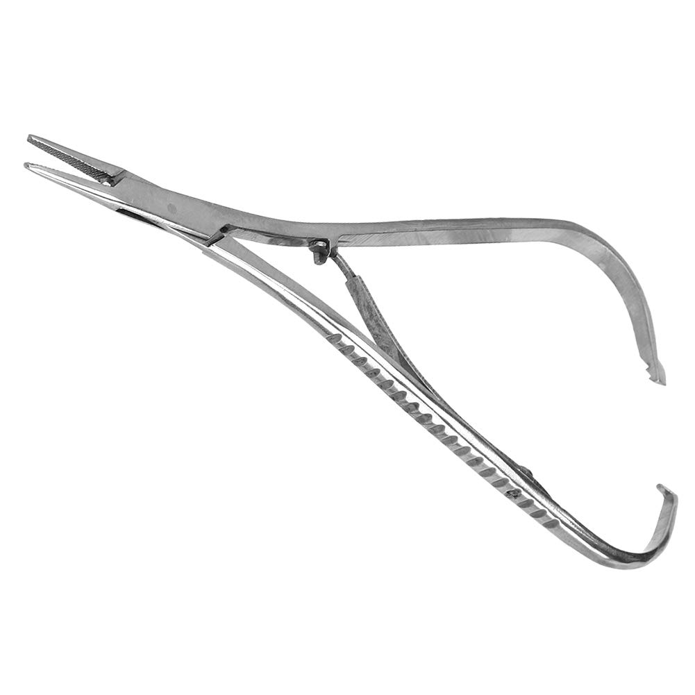 Teror Nadelhalter, Silber, Edelstahl, Tierpflege, Zange, Pinzette, Kieferorthopädische Zange, Chirurgische Instrumente, Tierarznei-Pliers, 4961173575831, 12471008031